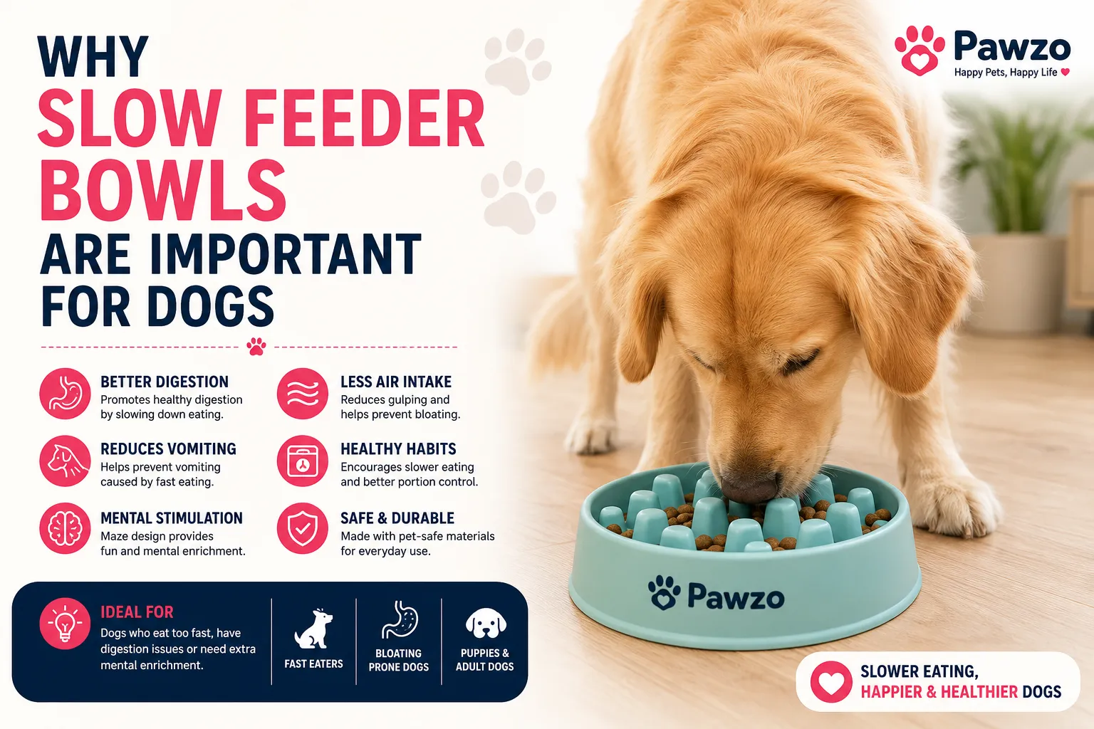 Why Slow Feeder Bowls Are Important for Dogs